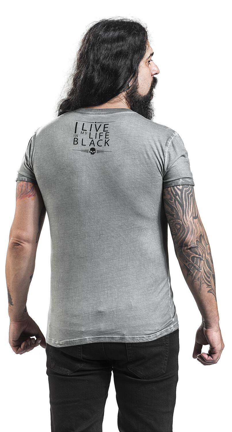 EMP T-Shirt Grau Von Black Premium By EMP