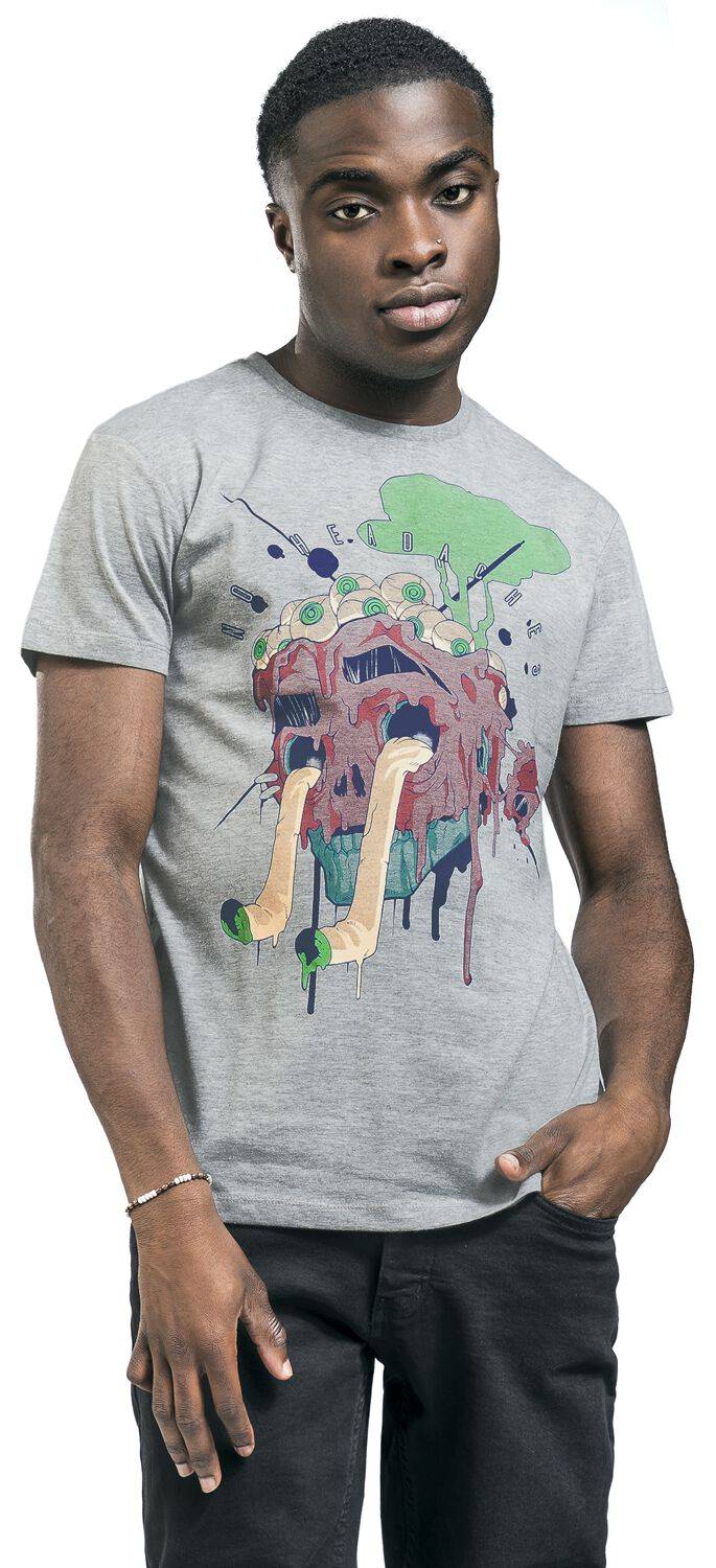EMP T-Shirt Grau Von RED By EMP