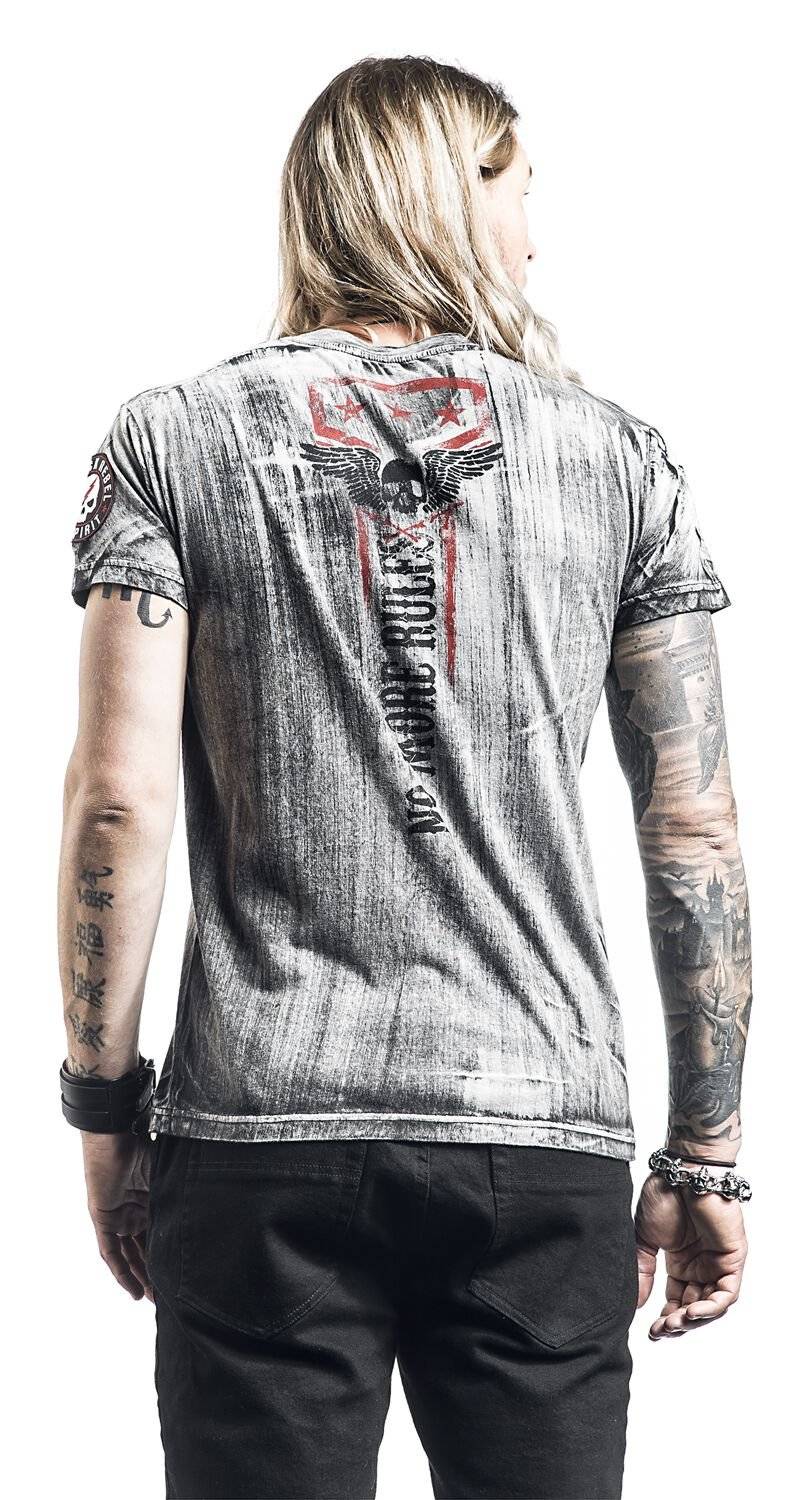 EMP T-Shirt Grau Von Rock Rebel By EMP