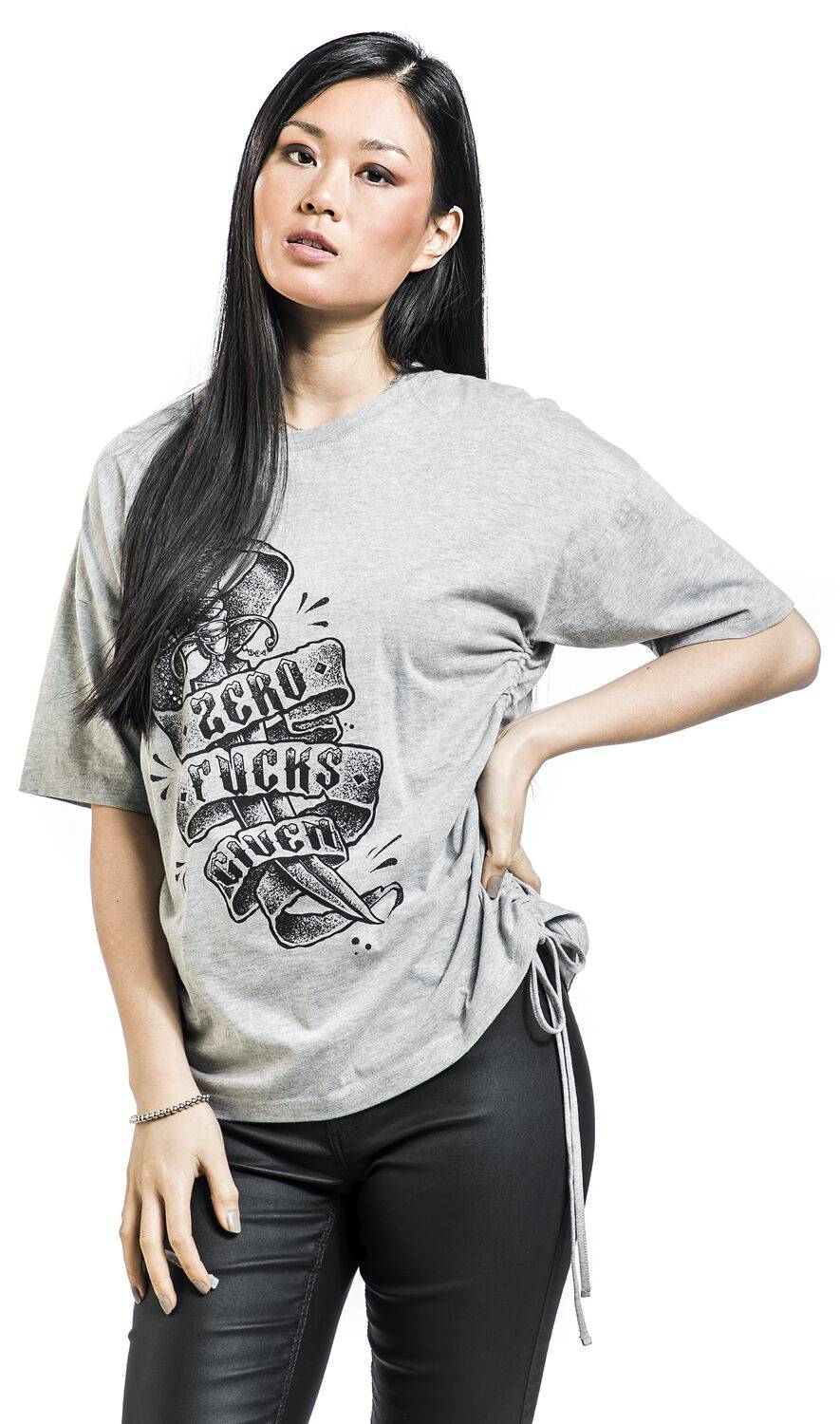 EMP T-Shirt Grau Von Rock Rebel By EMP