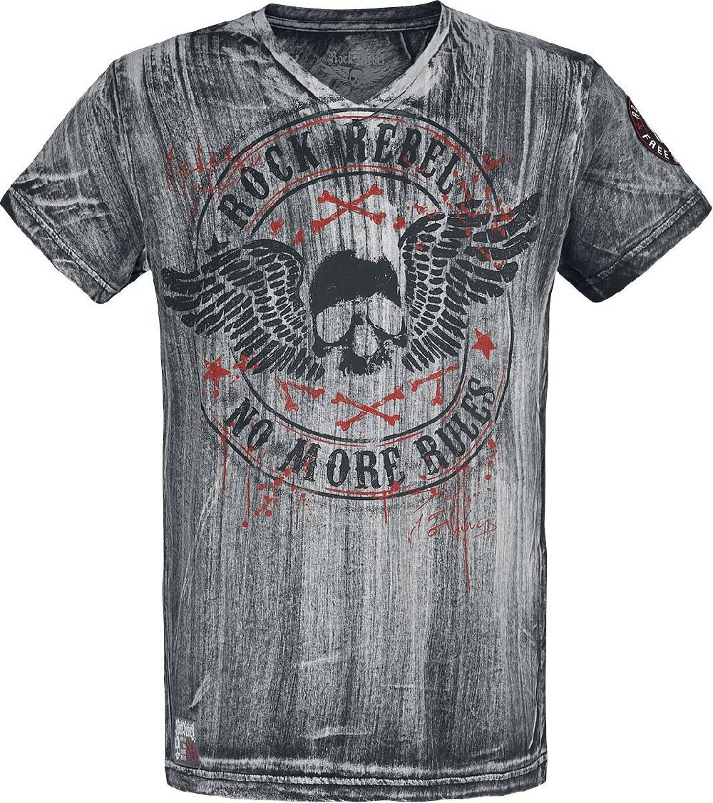 EMP T-Shirt grau von Rock Rebel by EMP