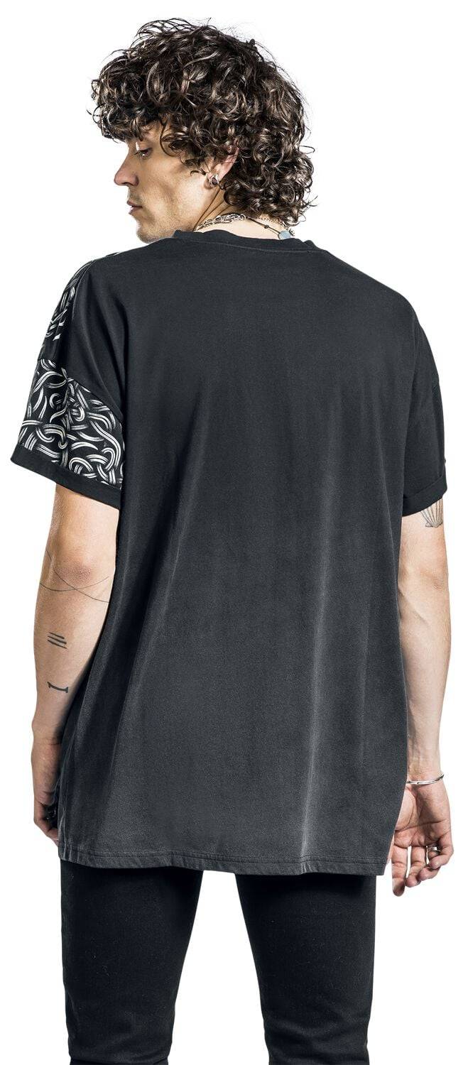 EMP T-Shirt Grau/weiß Von Black Premium By EMP