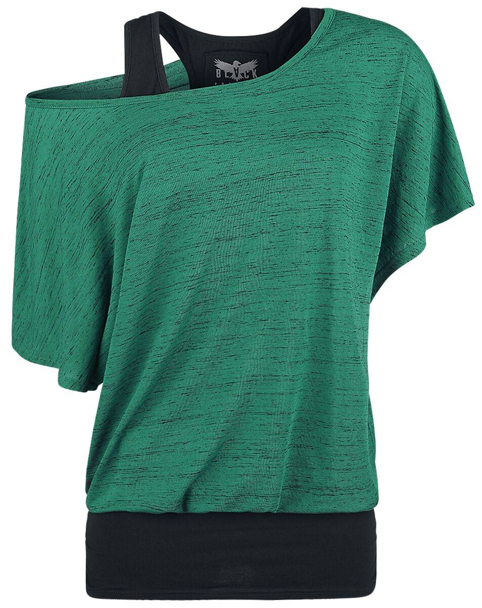 EMP T-Shirt grün/schwarz von Black Premium by EMP