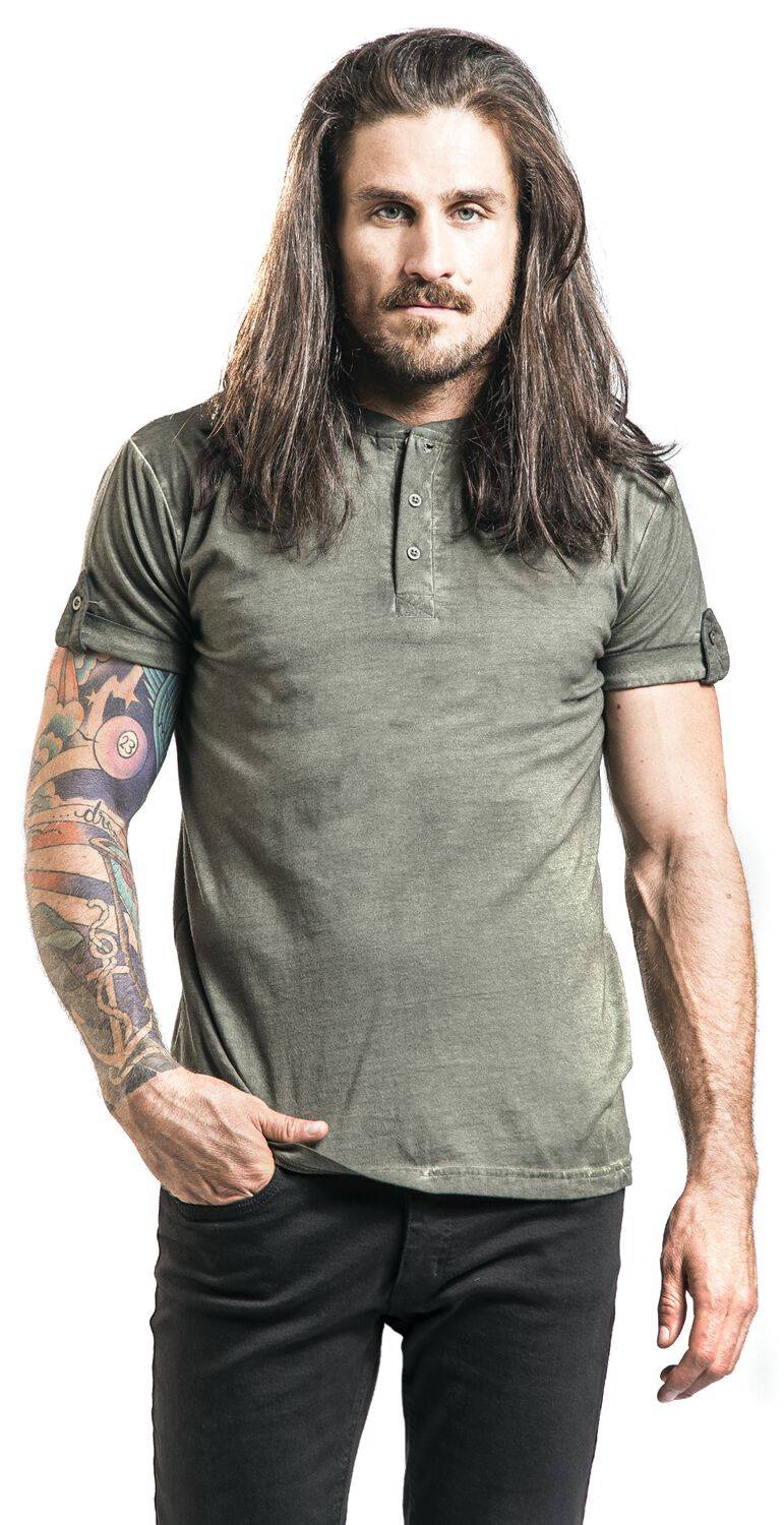 EMP T-Shirt Grün Von Black Premium By EMP