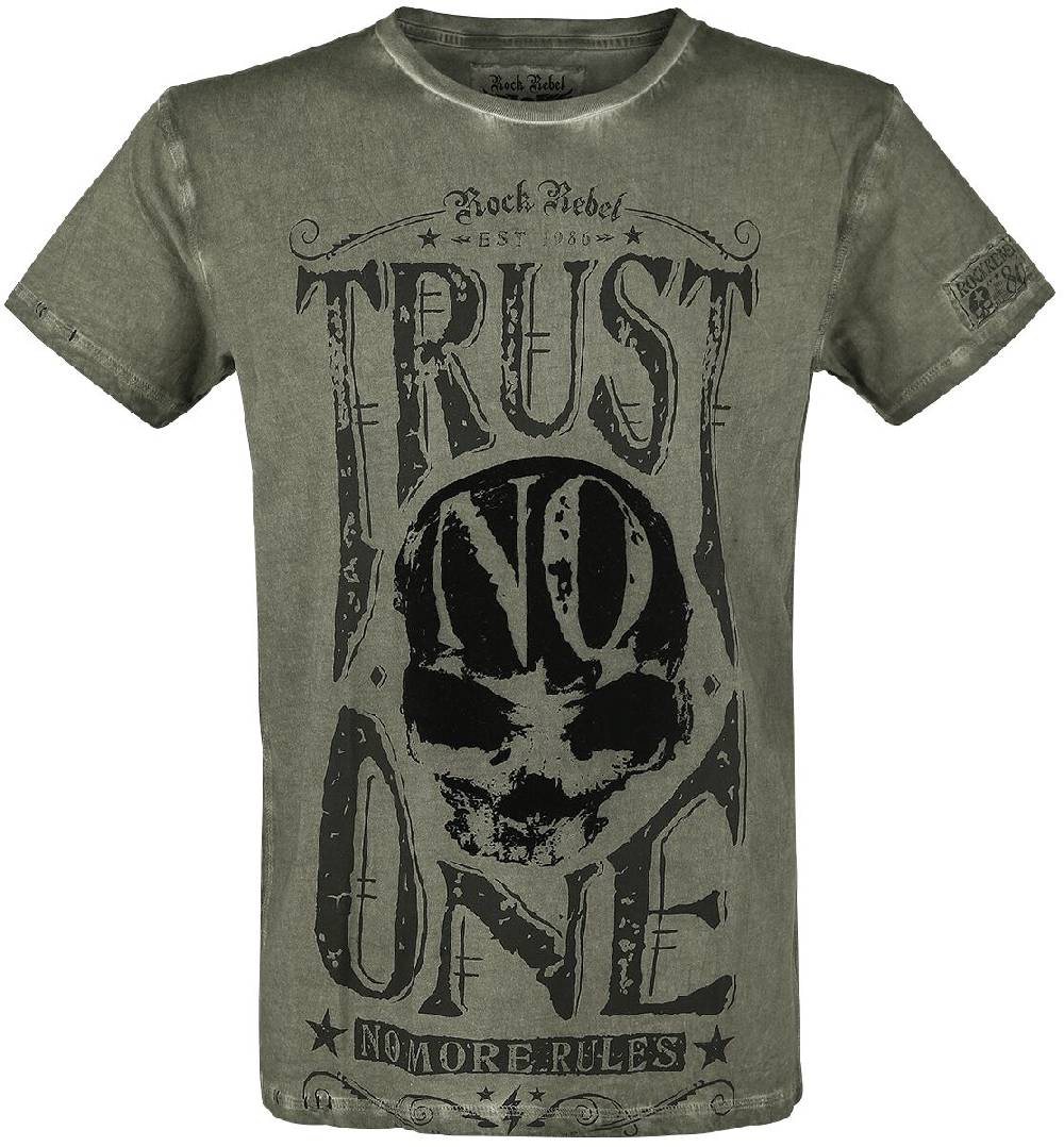 EMP T-Shirt grün von Rock Rebel by EMP