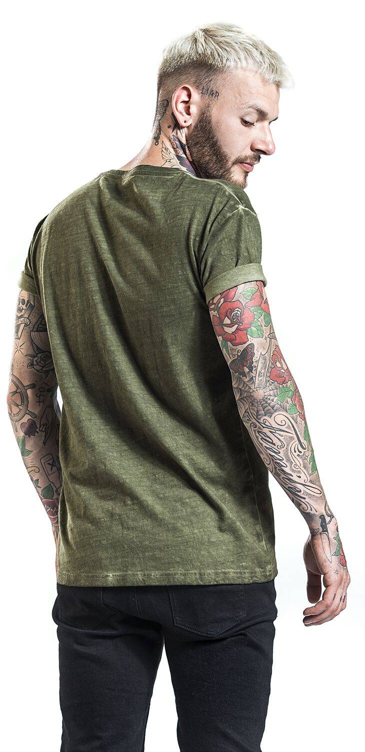 EMP T-Shirt Oliv Von RED By EMP