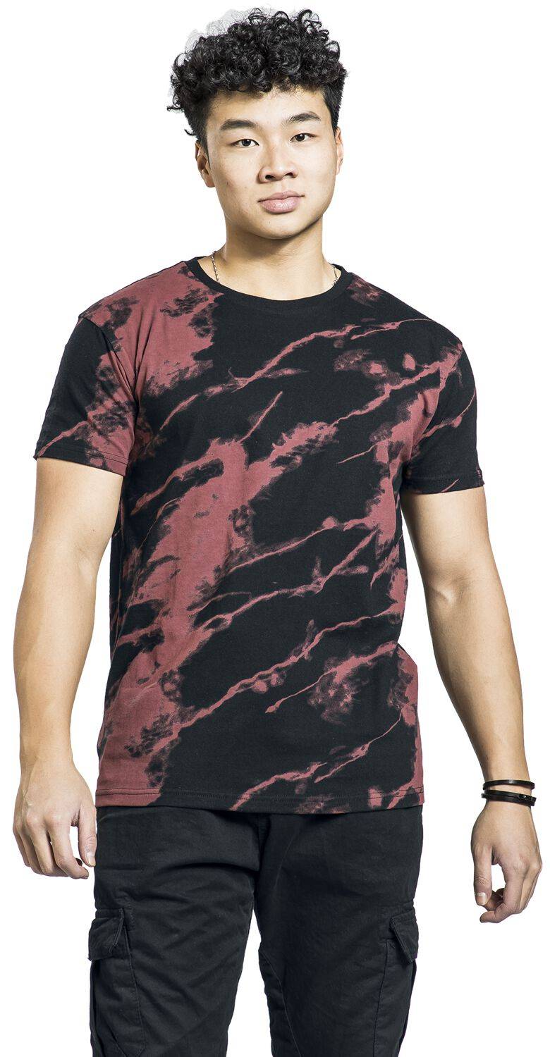 EMP T-Shirt Schwarz/bordeaux Von RED By EMP