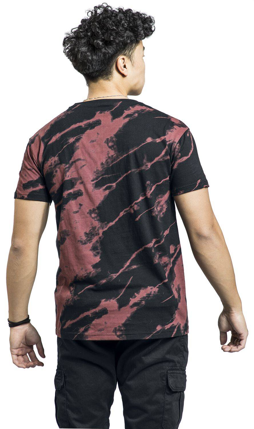 EMP T-Shirt Schwarz/bordeaux Von RED By EMP