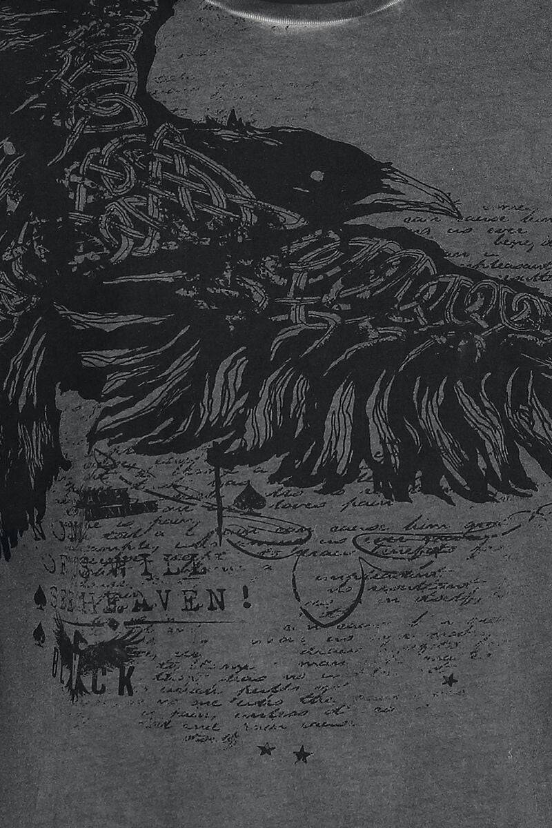 EMP T-Shirt Schwarz/grau Von Black Premium By EMP