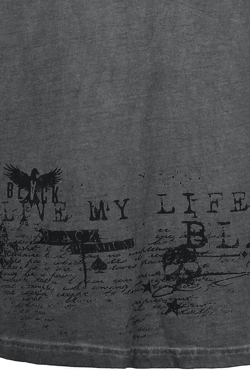 EMP T-Shirt Schwarz/grau Von Black Premium By EMP