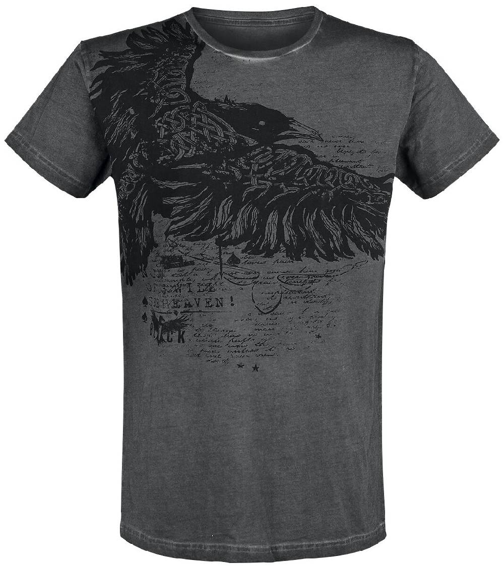 EMP T-Shirt schwarz/grau von Black Premium by EMP