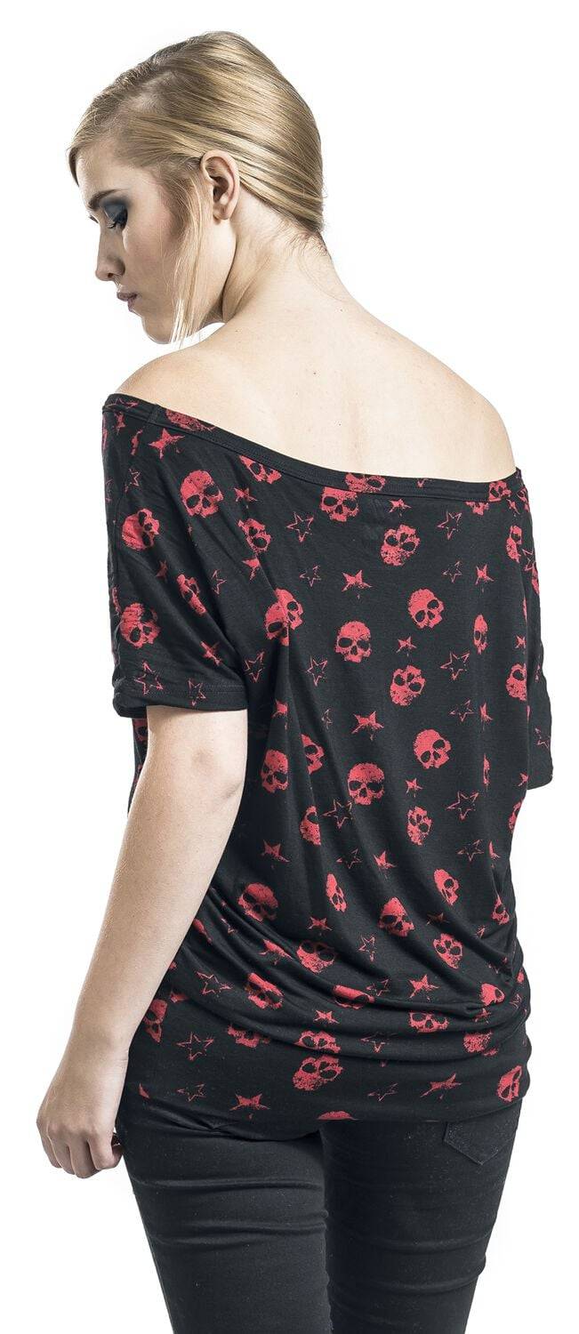 EMP T-Shirt Schwarz/rot Von Full Volume By EMP