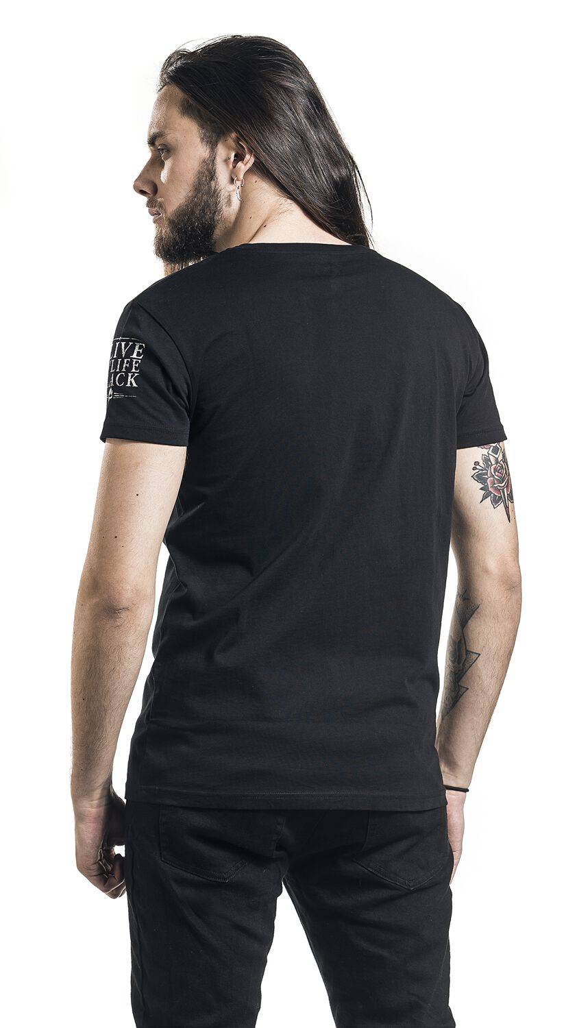 EMP T-Shirt Schwarz Von Black Premium By EMP