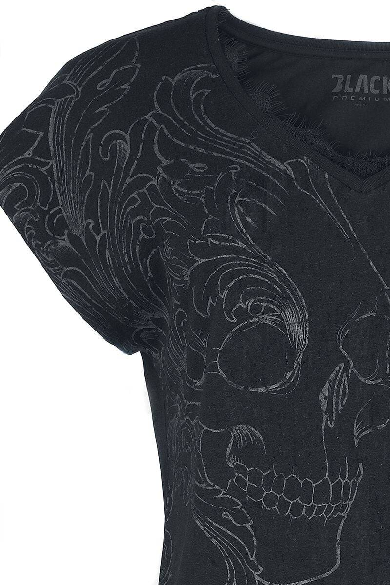 EMP T-Shirt Schwarz Von Black Premium By EMP