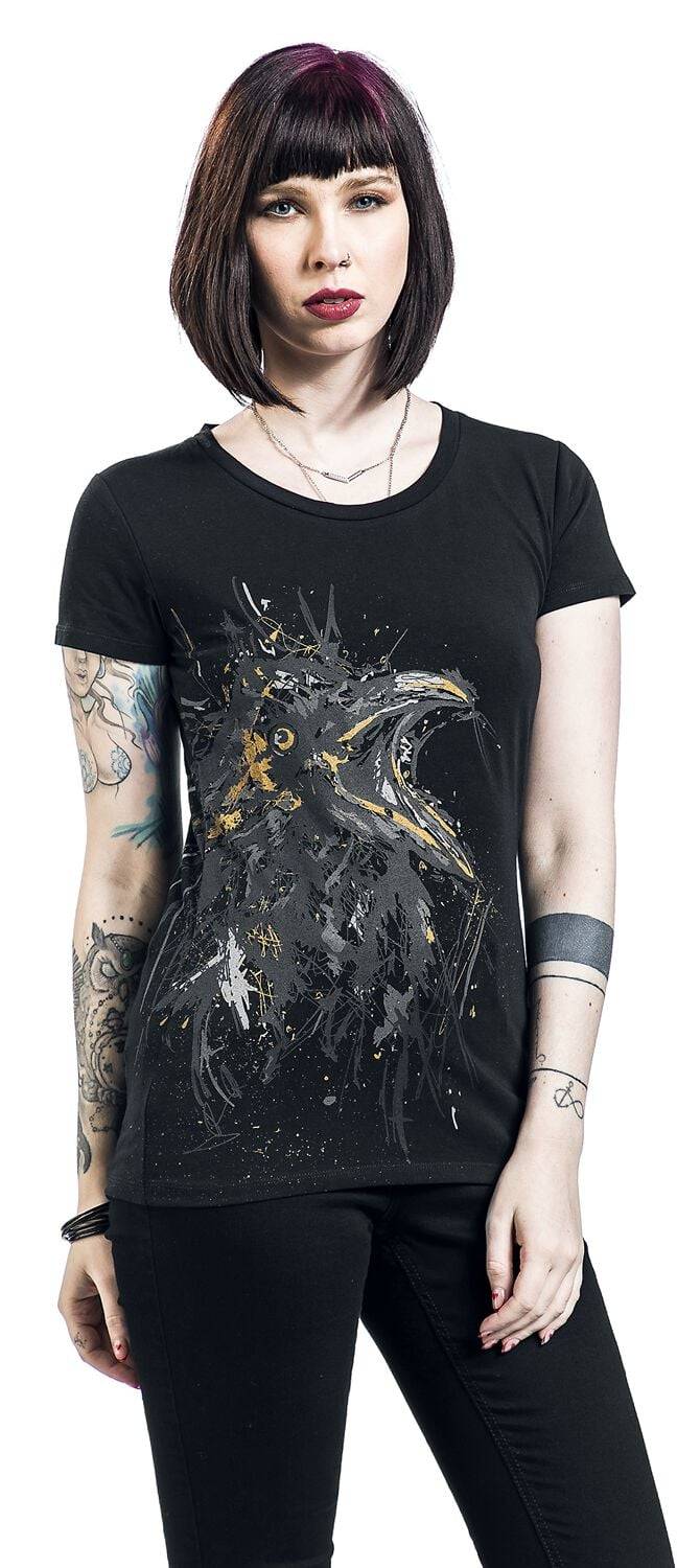 EMP T-Shirt Schwarz Von Black Premium By EMP