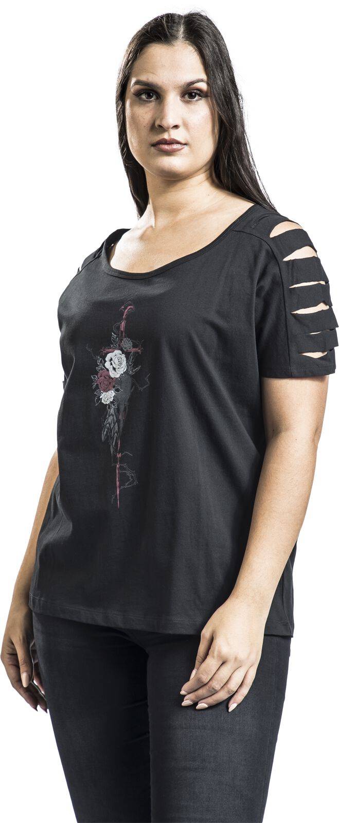 EMP T-Shirt Schwarz Von Black Premium By EMP