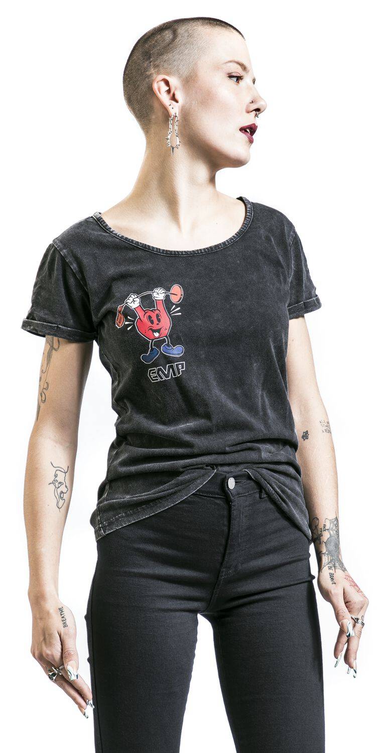 EMP T-Shirt Schwarz Von EMP Stage Collection