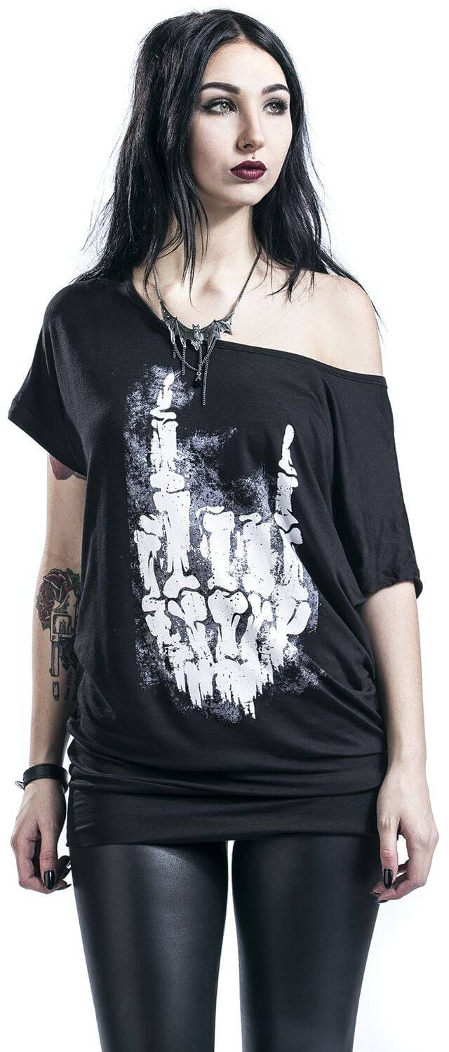EMP T-Shirt Schwarz Von Gothicana By EMP