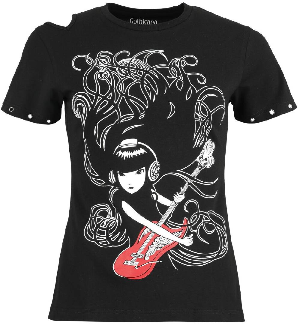 EMP T-Shirt schwarz von Gothicana by EMP