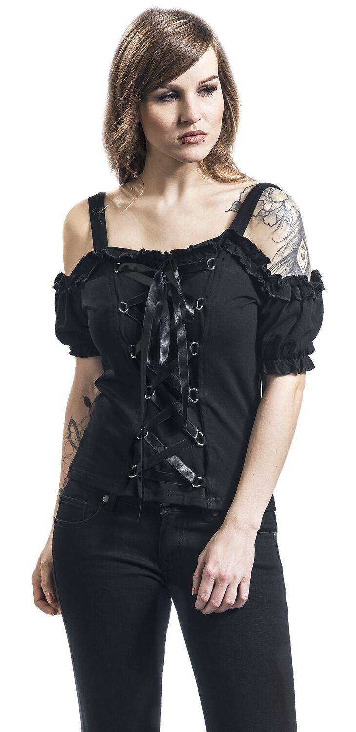 EMP T-Shirt Schwarz Von Gothicana By EMP