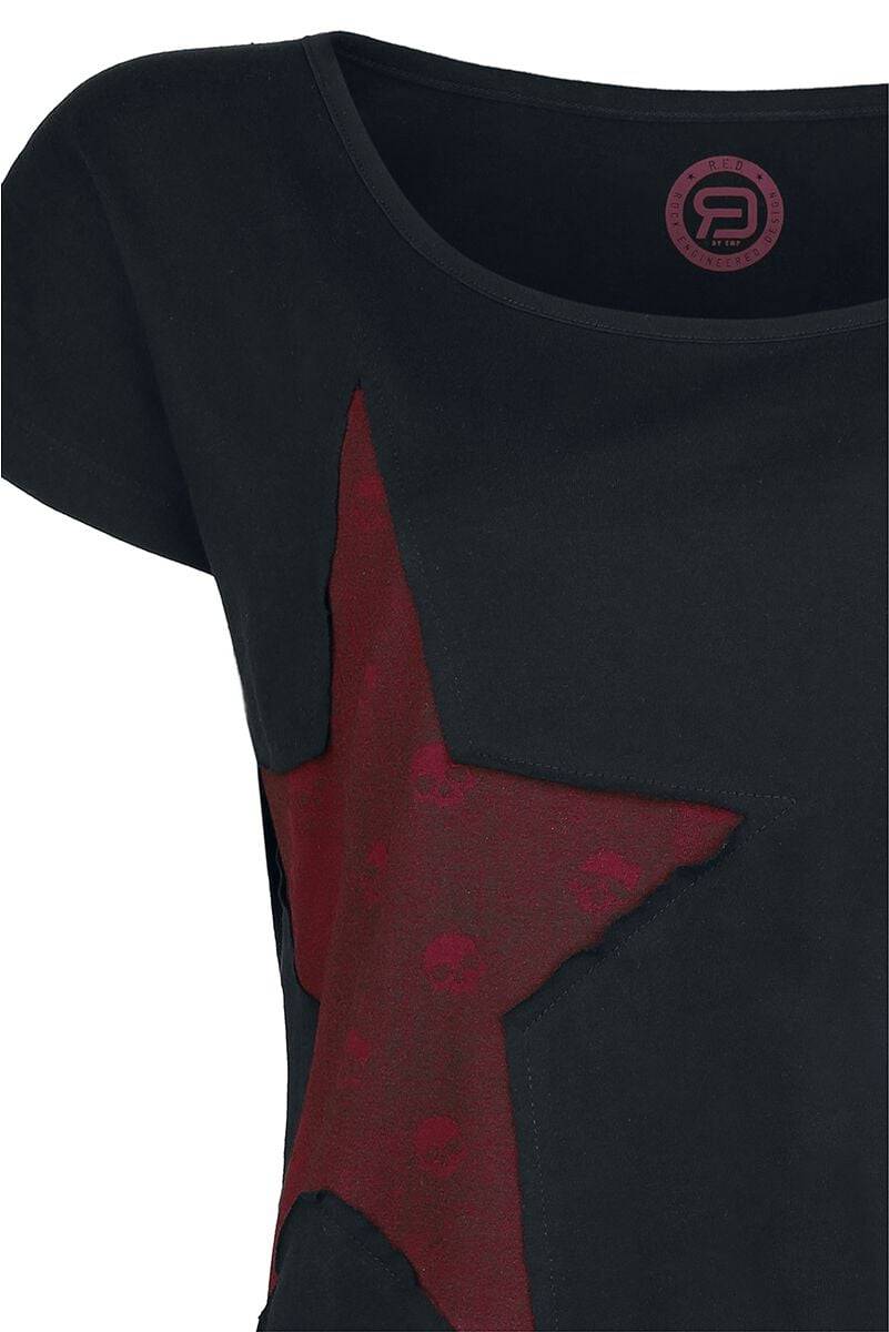 EMP T-Shirt Schwarz Von RED By EMP