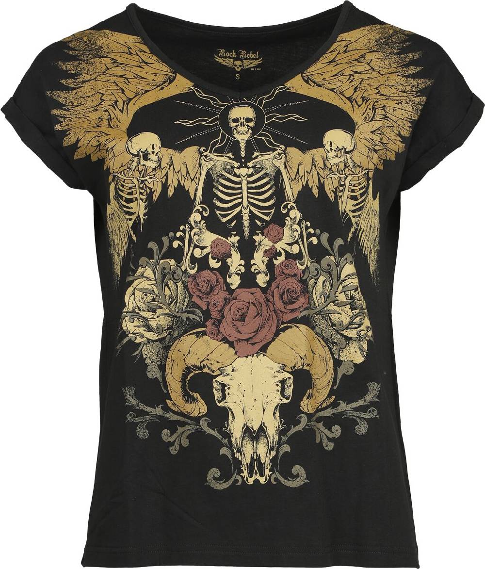 EMP T-Shirt schwarz von Rock Rebel by EMP