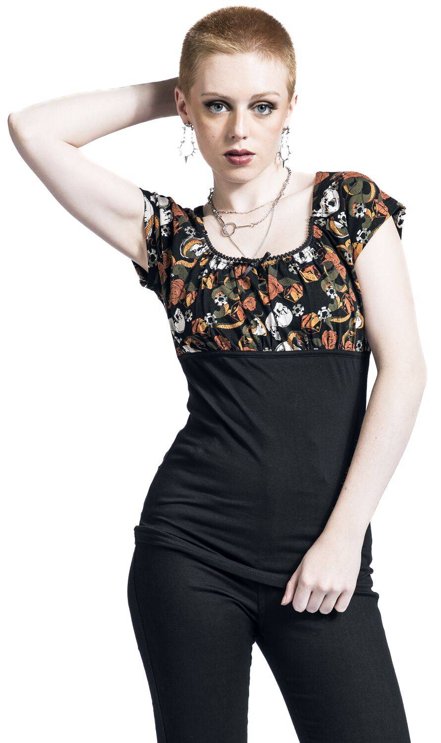 EMP T-Shirt Schwarz Von Rock Rebel By EMP