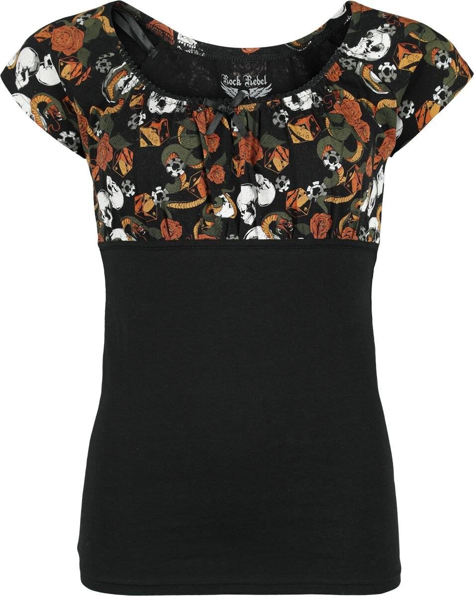 EMP T-Shirt schwarz von Rock Rebel by EMP