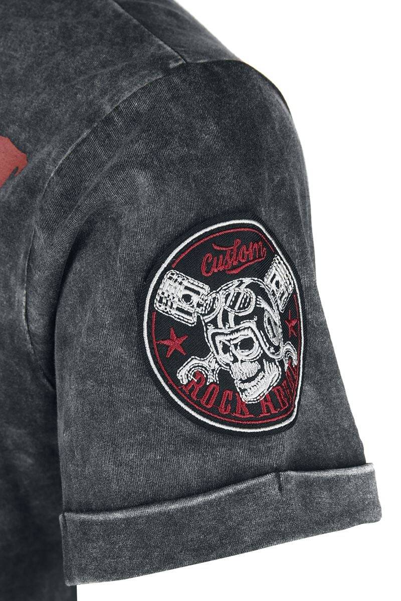 EMP T-Shirt Schwarz Von Rock Rebel By EMP