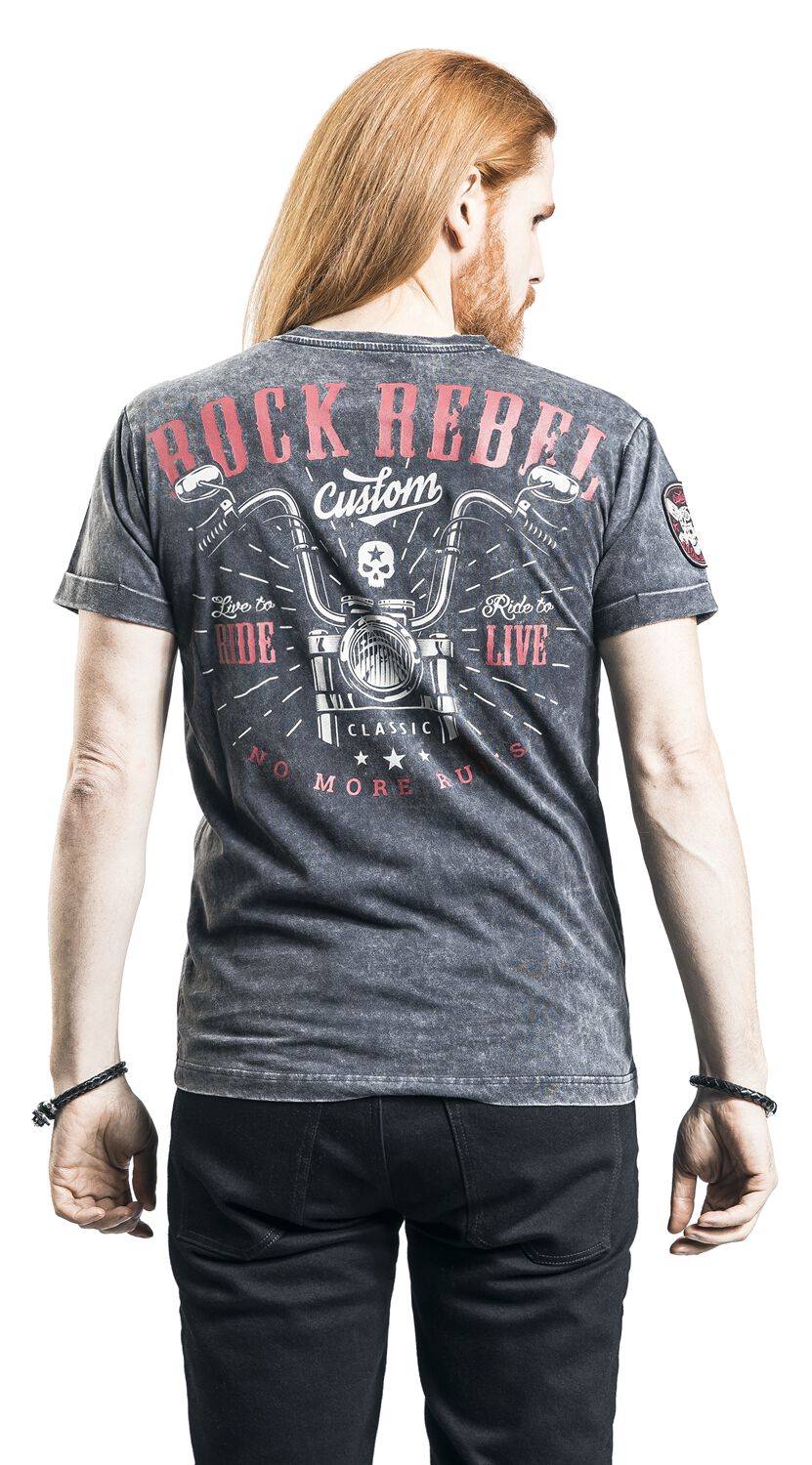 EMP T-Shirt Schwarz Von Rock Rebel By EMP
