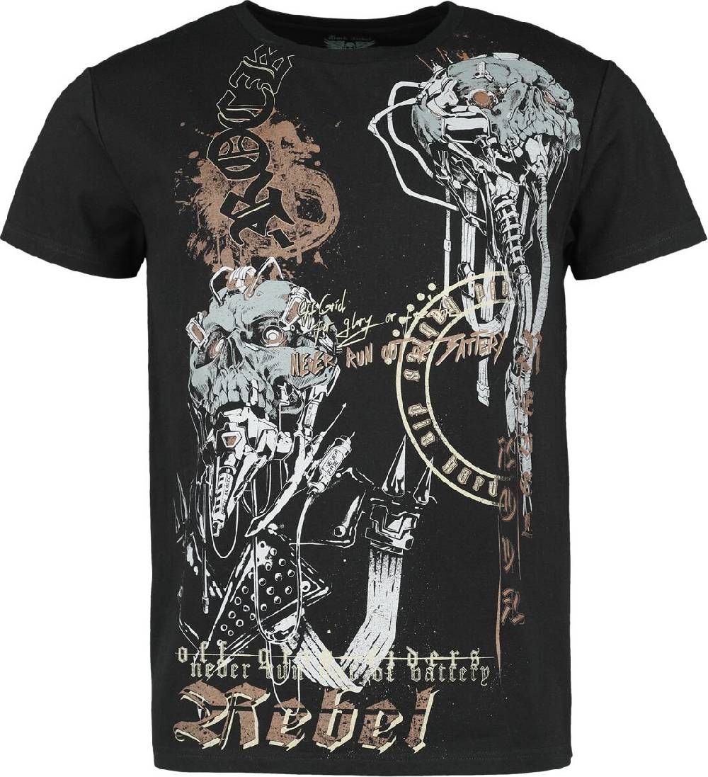 EMP T-Shirt schwarz von Rock Rebel by EMP