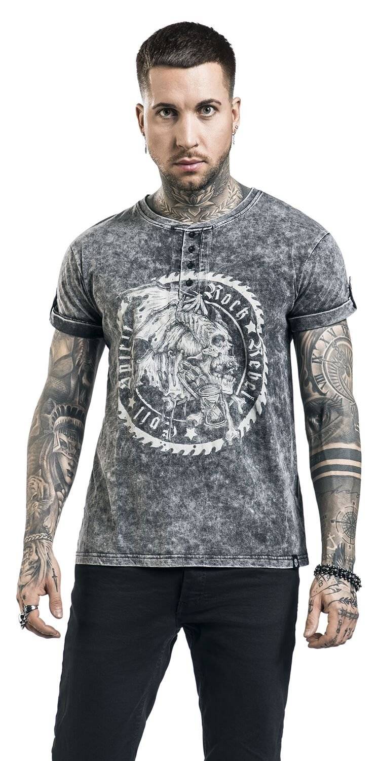EMP T-Shirt Schwarz Von Rock Rebel By EMP