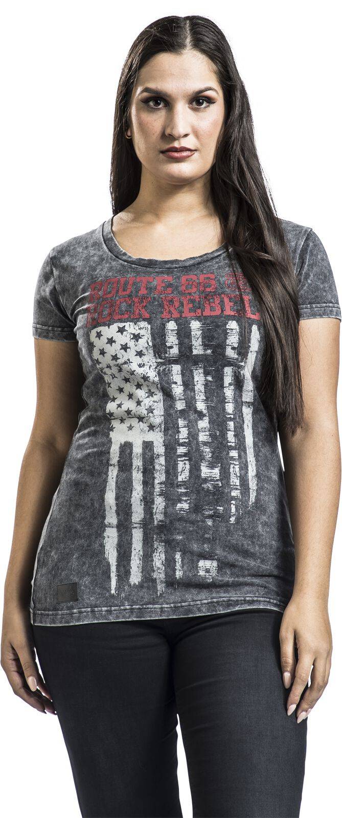 EMP T-Shirt Schwarz Von Rock Rebel By EMP