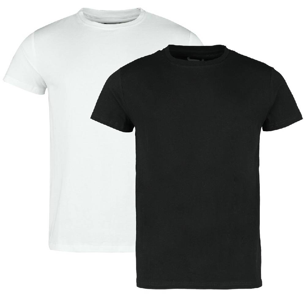 EMP T-Shirt weiß/schwarz von RED by EMP