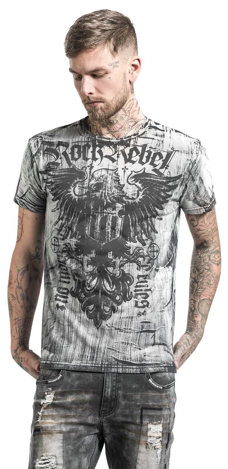 EMP T-Shirt Weiß Von Rock Rebel By EMP