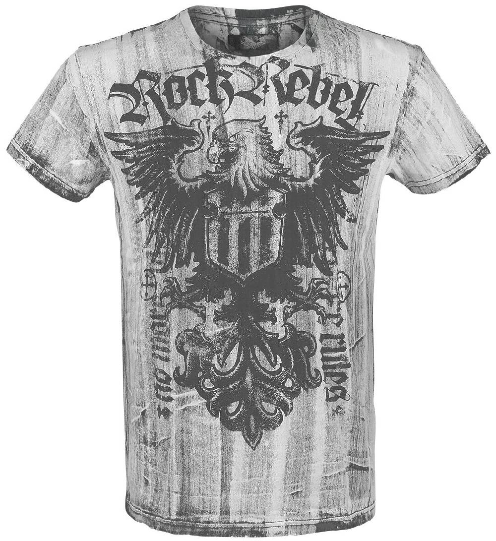 EMP T-Shirt weiß von Rock Rebel by EMP