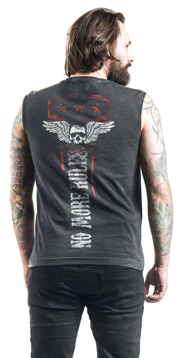 EMP Tank-Top Grau Von Rock Rebel By EMP
