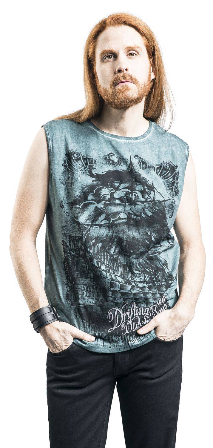 EMP Tank-Top Petrol Von Black Premium By EMP