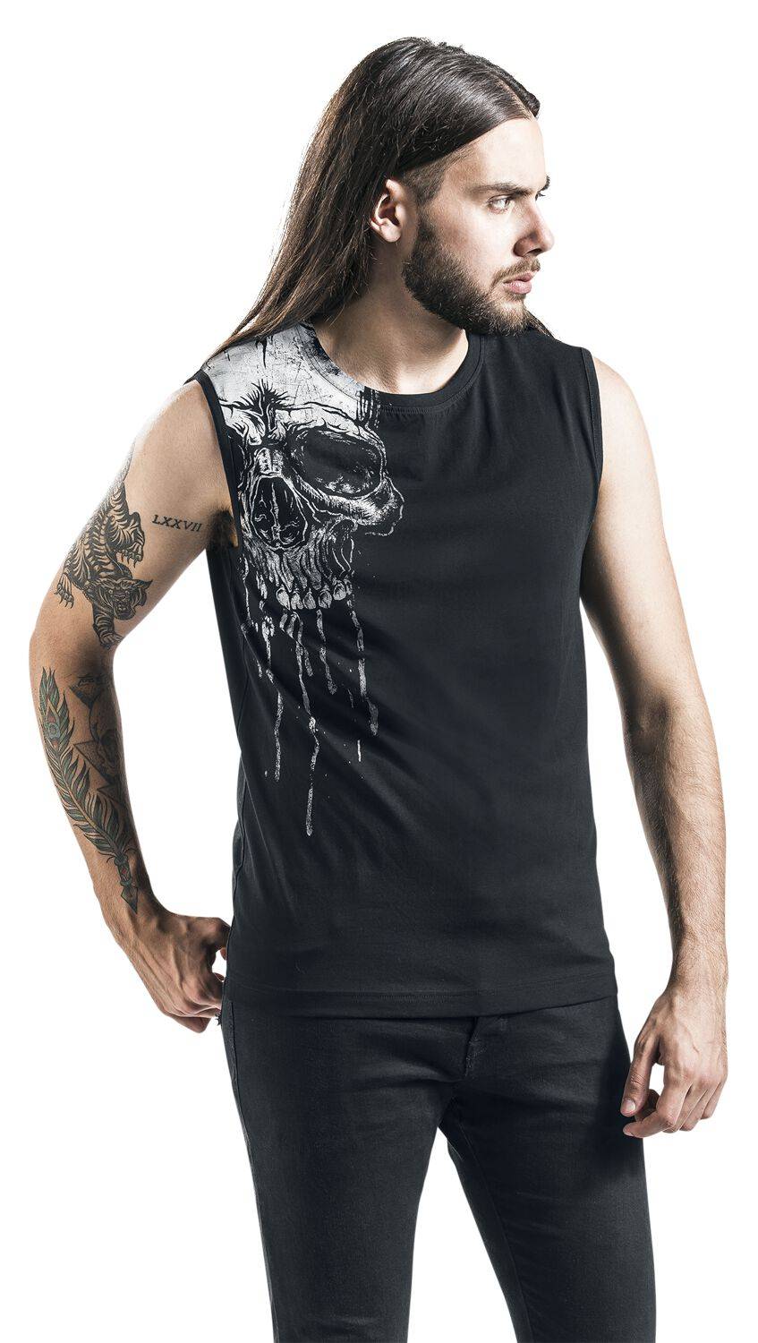 EMP Tank-Top Schwarz Von Black Premium By EMP