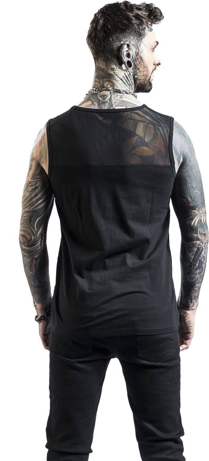 EMP Tank-Top Schwarz Von Gothicana By EMP