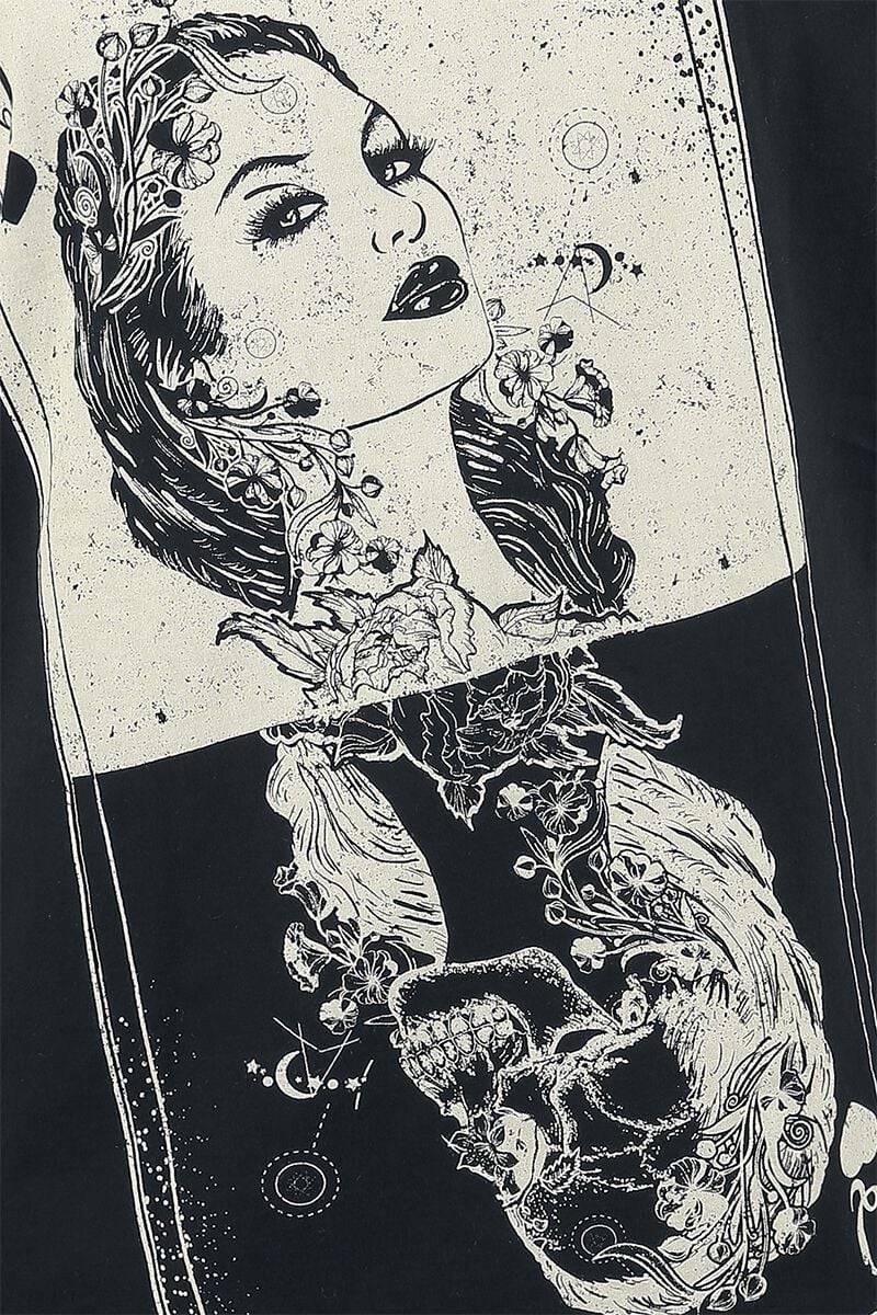 EMP "Tarot Top" T-Shirt Schwarz Von Heartless