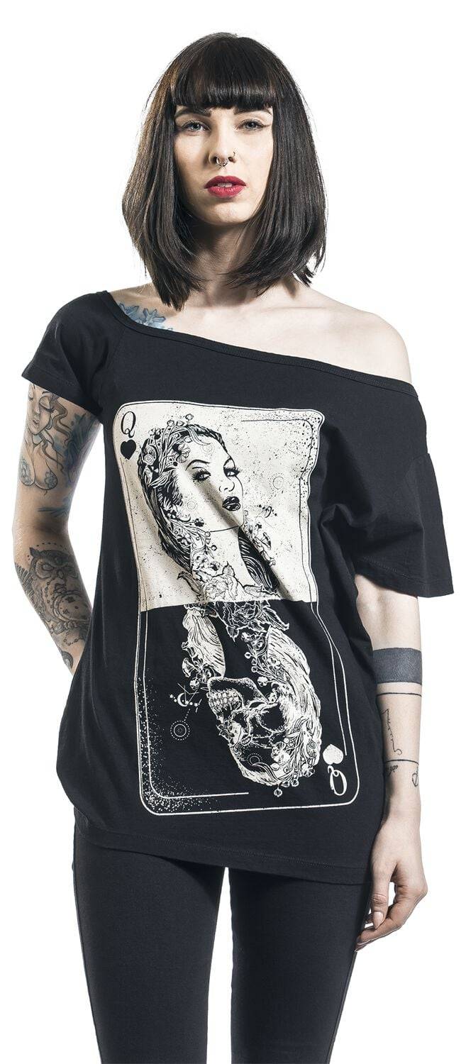 EMP "Tarot Top" T-Shirt Schwarz Von Heartless
