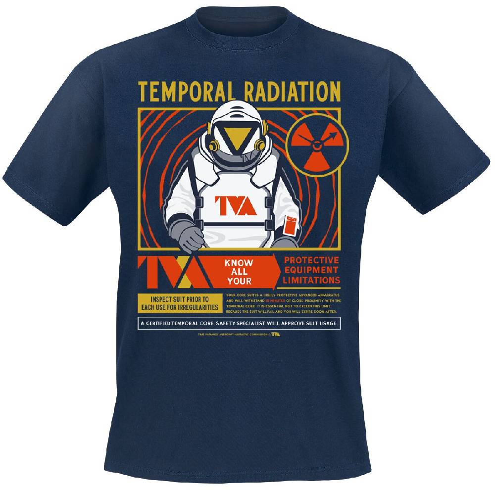 EMP "Temporal Radiation" T-Shirt blau von Loki