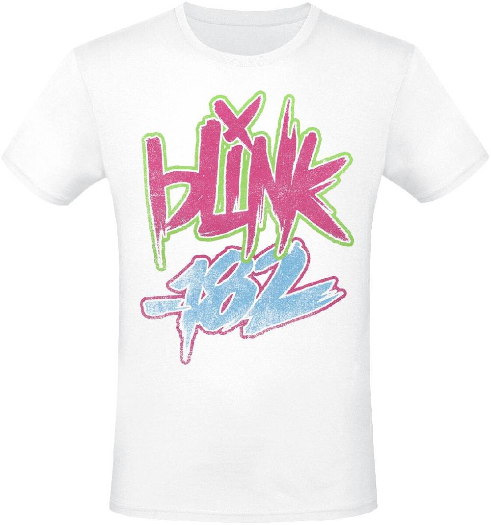 EMP "Text" T-Shirt weiß von Blink-182