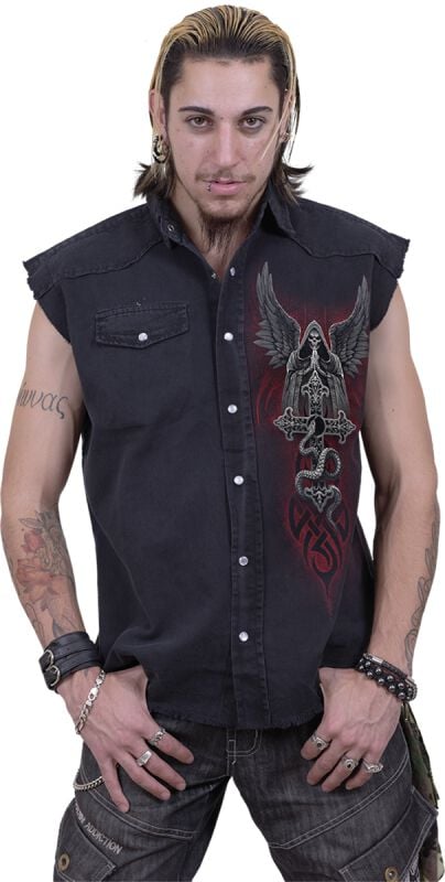 EMP "The Dead" Weste Schwarz Von Spiral
