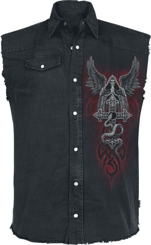 EMP "The Dead" Weste schwarz von Spiral