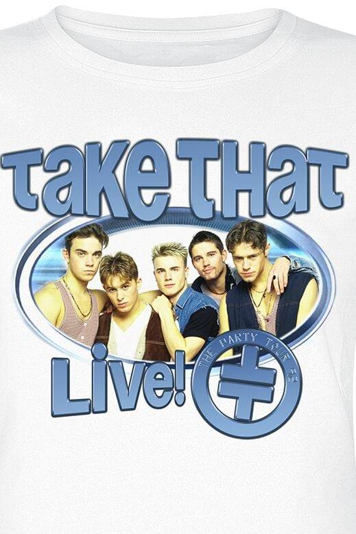 EMP "The Party Tour" T-Shirt Weiß Von Take That