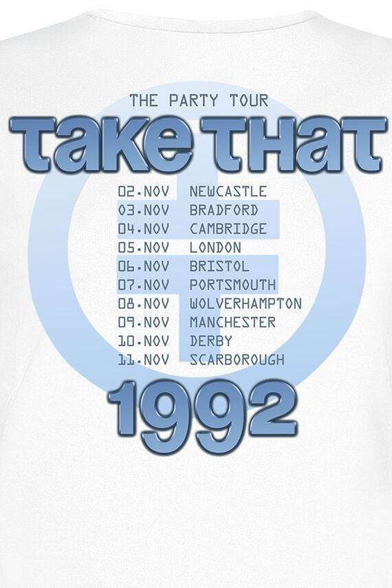 EMP "The Party Tour" T-Shirt Weiß Von Take That