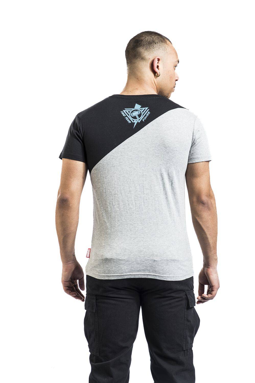 EMP "Thor" T-Shirt Schwarz/grau Meliert Von Avengers