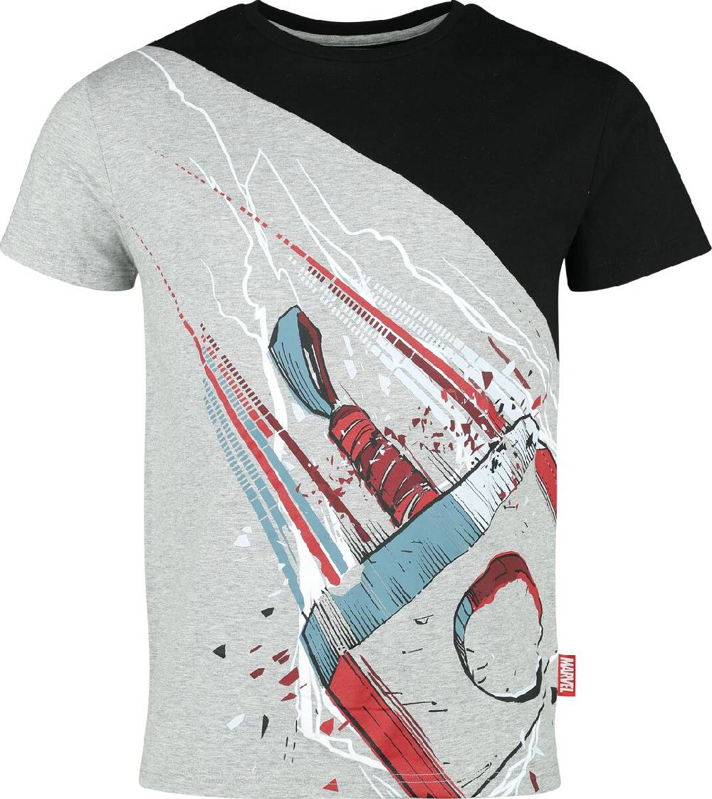 EMP "Thor" T-Shirt schwarz/grau meliert von Avengers